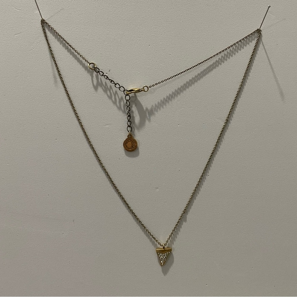 C. Wonder Rhinestone Shark Tooth Necklace